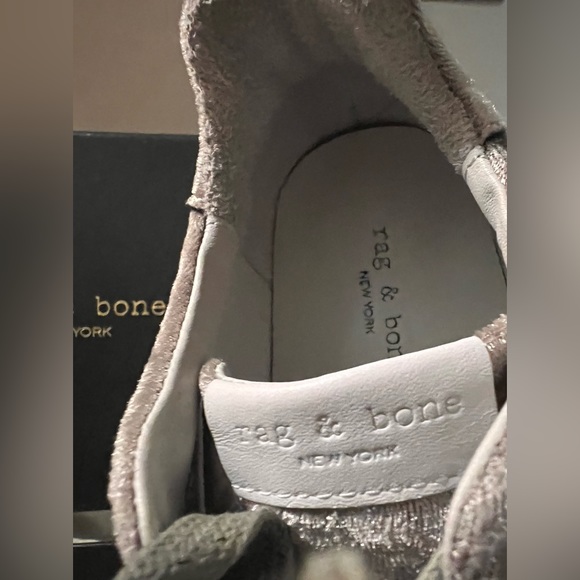 🔥 RB1 LOW-TOP VELVET LOW-TOP SNEAKERS IN DOVE VELVET🔥 - Picture 7 of 12